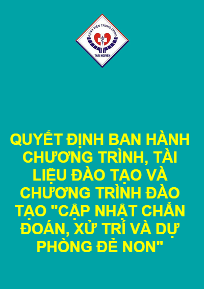 QUYẾT ĐỊNH BAN HÀNH CHƯƠNG TRÌNH, TÀI LIỆU ĐÀO TẠO VÀ CHƯƠNG TRÌNH ĐÀO TẠO 