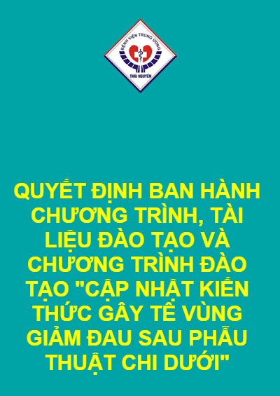 QUYẾT ĐỊNH BAN HÀNH CHƯƠNG TRÌNH, TÀI LIỆU ĐÀO TẠO VÀ CHƯƠNG TRÌNH ĐÀO TẠO 