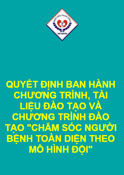 QUYẾT ĐỊNH BAN HÀNH CHƯƠNG TRÌNH, TÀI LIỆU ĐÀO TẠO VÀ CHƯƠNG TRÌNH ĐÀO TẠO 