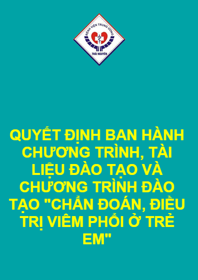 QUYẾT ĐỊNH BAN HÀNH CHƯƠNG TRÌNH, TÀI LIỆU ĐÀO TẠO VÀ CHƯƠNG TRÌNH ĐÀO TẠO 