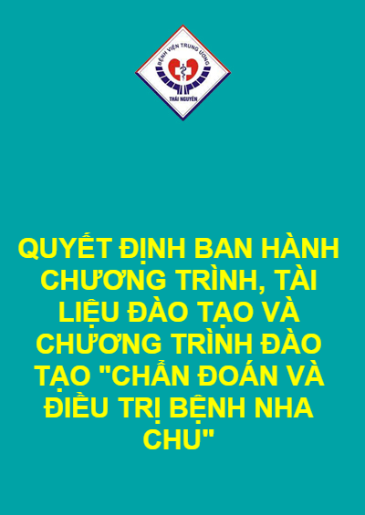 QUYẾT ĐỊNH BAN HÀNH CHƯƠNG TRÌNH, TÀI LIỆU ĐÀO TẠO VÀ CHƯƠNG TRÌNH ĐÀO TẠO 