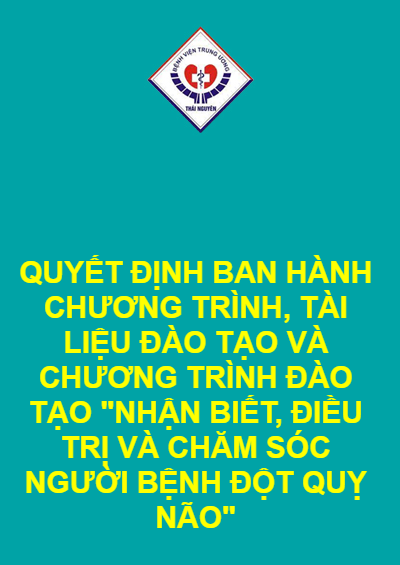 QUYẾT ĐỊNH BAN HÀNH CHƯƠNG TRÌNH, TÀI LIỆU ĐÀO TẠO VÀ CHƯƠNG TRÌNH ĐÀO TẠO 
